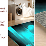 Elegant Teal and Black Design(Blue)