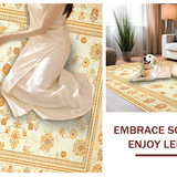 Contemporary Beige Geometric Style(Beige)