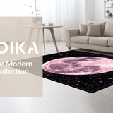 Ultra Soft Area Rug, Non Slip, Stain Resistant, Washable Area Rugs for Living Room, Bedroom, Charming Earthy Botanical Influences(Purple)