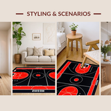 Chic Graphic Court Design(Black)