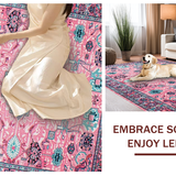 Eclectic Multi Colored Ethnic Motif(Pink)