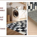 Elegant Graphic Lattice Arrangement(Black)