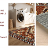 Ultra Soft Area Rug, Non Slip, Stain Resistant, Washable Area Rugs for Living Room, Bedroom, Rustic Texas Star Entryway Non-Slip Washable Carpet(Brown)