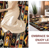 Modern Tribal Motif with Bold Contrast(Red)