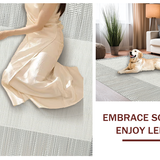 Elegant Neutral Toned Weave Design(Gray)