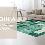 Chic Abstract Expressionist Motif(Green)