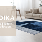 Contemporary Ogee Shape Accent(Blue)