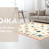 Cozy Round Learning Alphabet Decor(Beige)