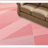 Ultra Soft Area Rug, Non Slip, Stain Resistant, Washable Area Rugs for Living Room, Bedroom, Soft Boho Floral Bedroom Rug(Pink)