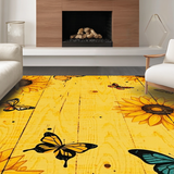 Rustic Butterfly Floral Fusion(Yellow)