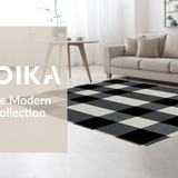 Chic Monochrome Gingham Aesthetic(Black)