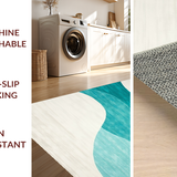 Fresh Aqua Toned Ombre Visual Delight(Blue)