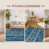 Artistic Modern Lattice Design(Blue)