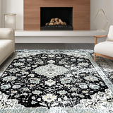 Classic Trellis Design with Grey Accents(Black)