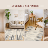 Artisanal Wave Motif(Beige)