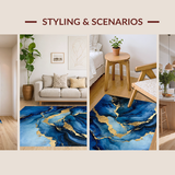 Elegant Abstract Swirl Aesthetic(Blue)