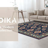 Striking Symmetrical Geometric Layout(Blue)