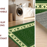 Elegant Green Floral Design(Green)