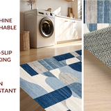 Minimalist Textured Linear Abstraction(Blue)