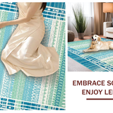 Charming Shell Inspired Plush Mat(Blue)