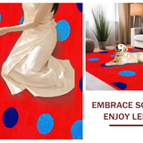 Charming Eclectic Tiled(Red)