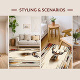 Unique Natural Print Cozy Decor Accent(Beige)