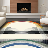 Vibrant Curvilinear Aesthetic Print(Gray)