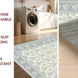 Ultra Soft Area Rug, Non Slip, Stain Resistant, Washable Area Rugs for Living Room, Bedroom, Sleek Geometric Patterns in Grayscale(Beige)