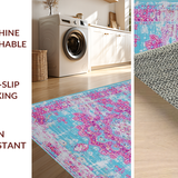 Striking Light Blue and Fuchsia Harmony(Blue)