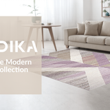 Ultra Soft Area Rug, Non Slip, Stain Resistant, Washable Area Rugs for Living Room, Bedroom, Fashionable Solid Hue Transitional Style(Purple)