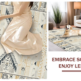 Cozy Rustic Fringe Detail(Beige)