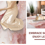 Contemporary Fluid Design with Gold(Pink)