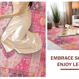 Chic Modern Multicolor Patchwork(Pink)