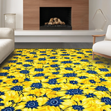 Vibrant Petal Patterned Visual(Yellow)