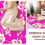 Delightful Round Plush Pastel Charm(Pink)