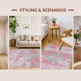 Cozy Modern Medallion Style(Pink)