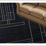 Contemporary Lines Art(Black)