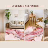 Stylish Liquid Marble Aesthetic(Pink)
