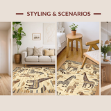 Reversible Nature Inspired Baby Mat(Beige)