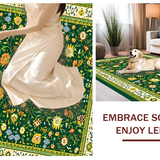Vibrant Floral Tiled Aesthetic(Green)