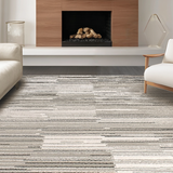 Ultra Soft Area Rug, Non Slip, Stain Resistant, Washable Area Rugs for Living Room, Bedroom, Vibrant Earthy Hues Motif(Gray)