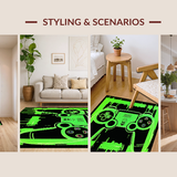 Edgy Controller Inspired Graphic Design(Green)