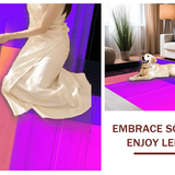 Ultra Soft Area Rug, Non Slip, Stain Resistant, Washable Area Rugs for Living Room, Bedroom, Futuristic Purple Geometric Style(Purple)