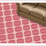 Ultra Soft Area Rug, Non Slip, Stain Resistant, Washable Area Rugs for Living Room, Bedroom, Western Preppy Cowgirl Door(Pink)