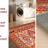 Playful Geometric Jute Arrangement(Red)