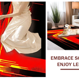 Bold Contemporary Magma Inspired Design(Red)