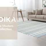 Chic Minimalist Cotton Stripe Design(Beige)