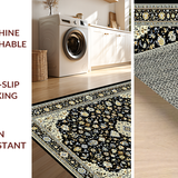 Timeless Vintage Ogee Patterned Charm(Black)