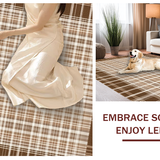 Inviting Toned Plaid Texture(Beige)