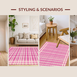 Vibrant Modern Tiled Design(Pink)